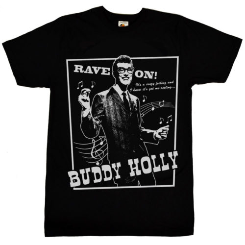 Buddy Holly Rave On T Shirt 1
