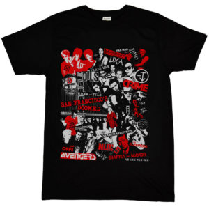 San Francisco Punk Collage T Shirt 1