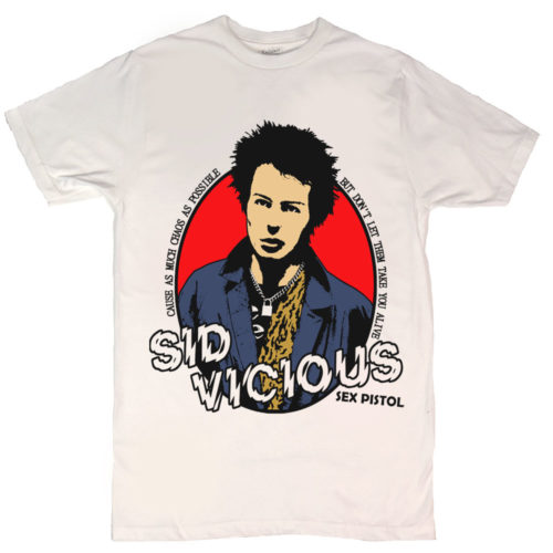Sid Vecious Cause As Much Chaos T Shirt 1