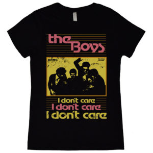 Boys I Dont Care Womens T Shirt
