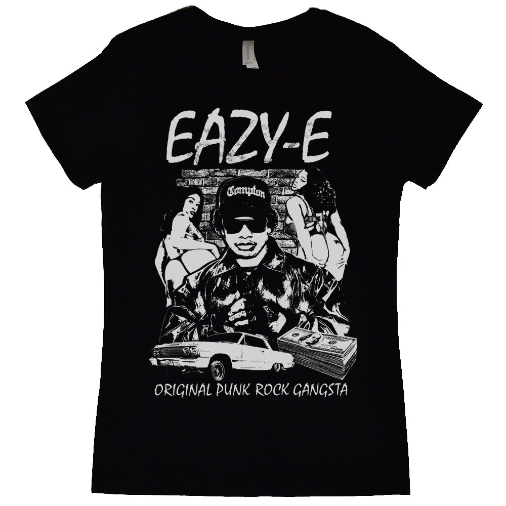Uddrag Cordelia Hver uge Eazy-E “Original Punk Rock Gangsta” Women's T-Shirt