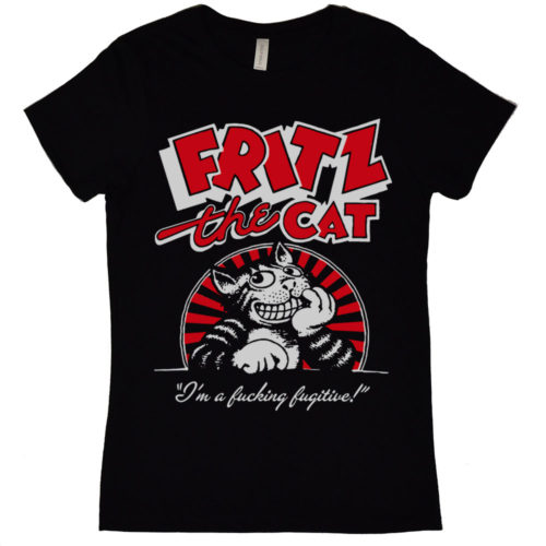 Fritz the Cat Im a Fucking Fugative Womens T Shirt