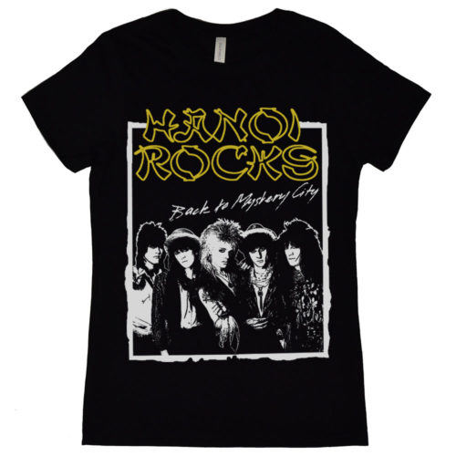 Hanoi Rocks Back To Mystery City Womens T Shirt