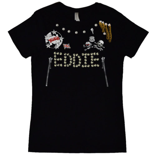 Let It Rock Eddie Womens T Shirt