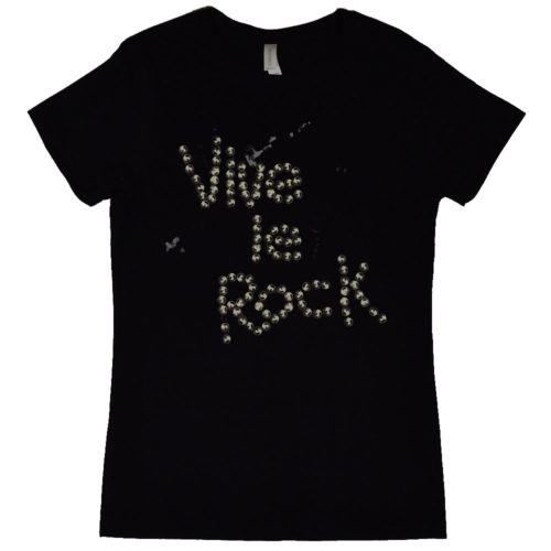 Let It Rock Vive Le Rock Womens T Shirt