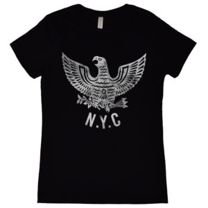 NYC Vintage Eagle Womens T Shirt