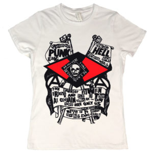 Seditionaries Anarchist Punk Gang Womens T Shirt