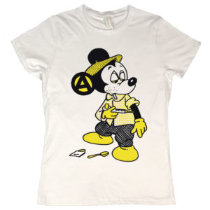 Seditionaries Mickey Shooting Dope Womens T Shirt