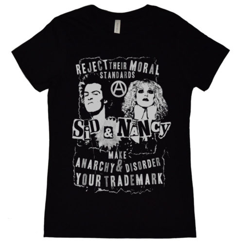 Sid Nancy Reject Their Morals Womens T Shirt