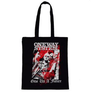 One Way System Give Us A Future Tote Bag 1