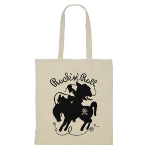 Rock And Roll Cowboy Tote Bag 1