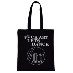 Stiff Records Fuck Art Lets Dance Tote Bag 1