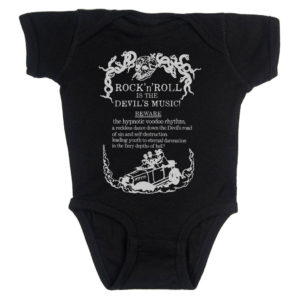 Rock And Roll Is The Devils Music Onesie