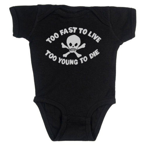 Seditionaries Too Fast To Live Too Young To Die Onesie