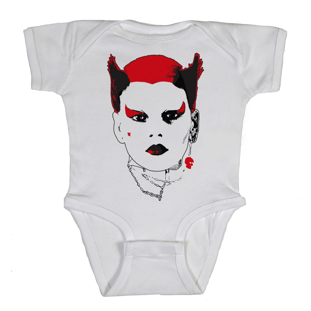 Soo Catwoman “Face” Baby Onesie