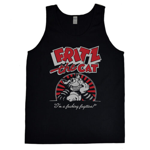 Fritz the Cat “I’m A Fucking Fugitive!” Men’s Tanktop