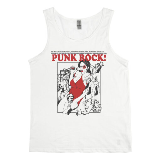 Punk Rock! “She Was A Teenage Runaway” Men’s Tank Top
