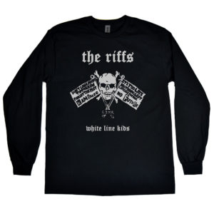 Riffs, The “White Line Kids” Men’s Long Sleeve Shirt