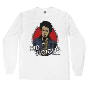 Sid Vicious “Cause As Much Chaos” Men’s Long Sleeve Shirt