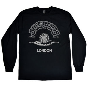 Stiff Records “Electrically Recorded” Men’s Long Sleeve Shirt
