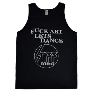 Stiff Records “Fuck Art Let’s Dance” Men’s Tank Top