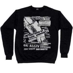 GG Allin “Toxic Schlock” Men’s Sweatshirt