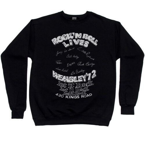 Seditionaries "Rock 'n Roll Lives Wembley '72" Men’s Sweatshirt