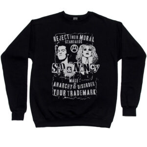 Sid Vicious "Reject Their Moral Standards" Men’s Sweatshirt