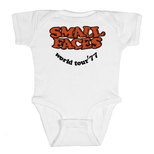 Small Faces "World Tour '77" Baby Onesie