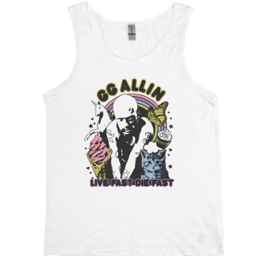 GG Allin “Live Fast” Men’s Tanktop