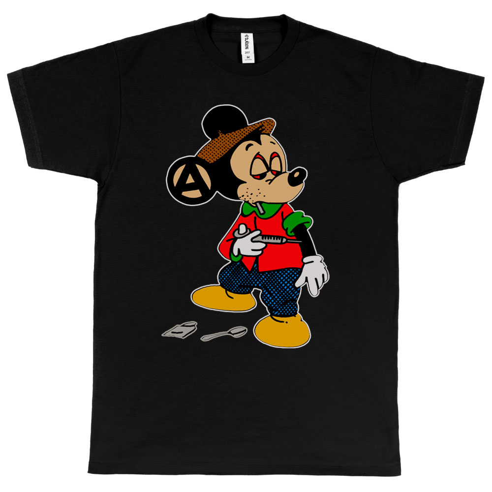 Mickey Shooting Up Shirt (8 Colors) - Full Breach 77