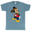 Mickey Shooting Up Full Color Men's T-Shirt