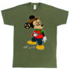 Mickey Shooting Up Full Color Men's T-Shirt