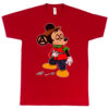 Mickey Shooting Up Full Color Men's T-Shirt