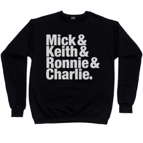 Rolling Stones Mick& Keith& Ronnie& Charlie. Men’s Sweatshirt