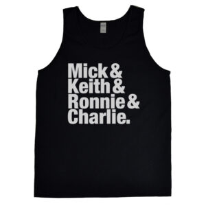 Rolling Stones Mick& Keith& Ronnie& Charlie. Men's Tank Top