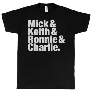 Rolling Stones Mick& Keith& Ronnie& Charlie. Men's T-Shirt