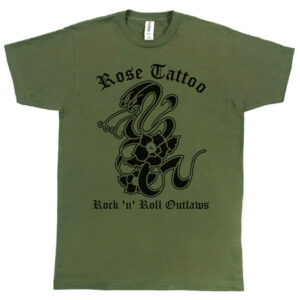 Rose Tattoo "Rock 'n' Roll Outlaws" Men's T-Shirt