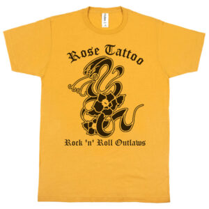Rose Tattoo "Rock 'n' Roll Outlaws" Men's T-Shirt