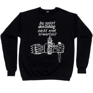 Russian Prison Tattoo “Don’t Wait For Them To Hit You!” Men’s Sweatshirt