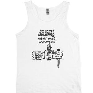 Russian Prison Tattoo “Don’t Wait For Them To Hit You!” Men’s Tank Top