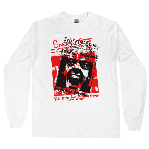 Sniffin’ Glue “Eddie and the Hot Rods” Men's Long Sleeve Shirt