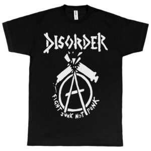 Disorder “Fight Junk Not Punk” Men's T-Shirt