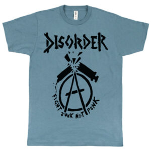 Disorder “Fight Junk Not Punk” Men's T-Shirt
