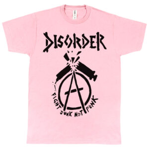 Disorder “Fight Junk Not Punk” Men's T-Shirt