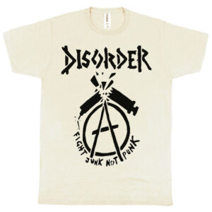 Disorder “Fight Junk Not Punk” Men's T-Shirt