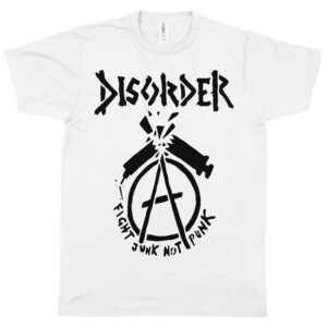 Disorder “Fight Junk Not Punk” Men's T-Shirt