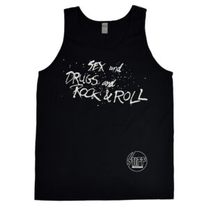 Stiff Records “Sex and Drugs and Rock and Roll” Men's Tank Top