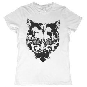 Japanese Wood Block Cat Women's T-Shirt